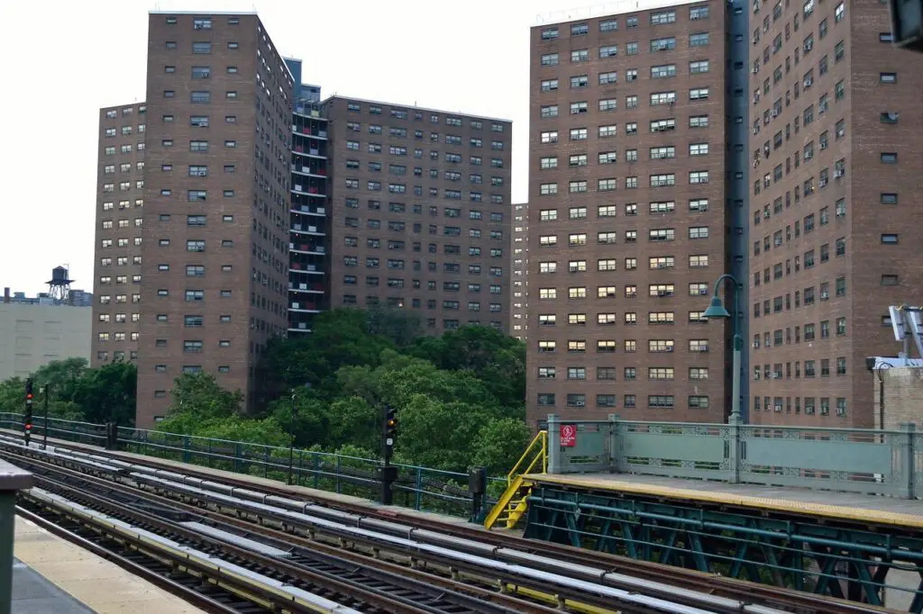 housing projects, Harlem, new york 