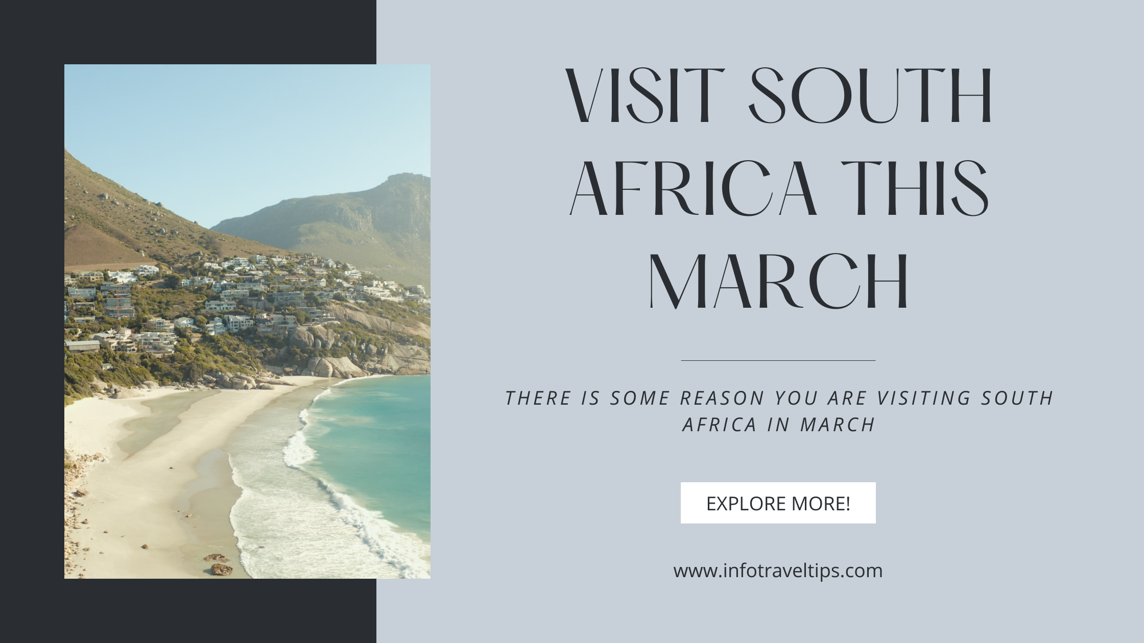 Top 10 Reasons Why You Should Visit South Africa this March