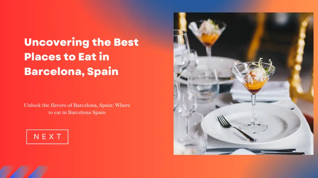 A Culinary Journey Through Barcelona’s Historic Districts