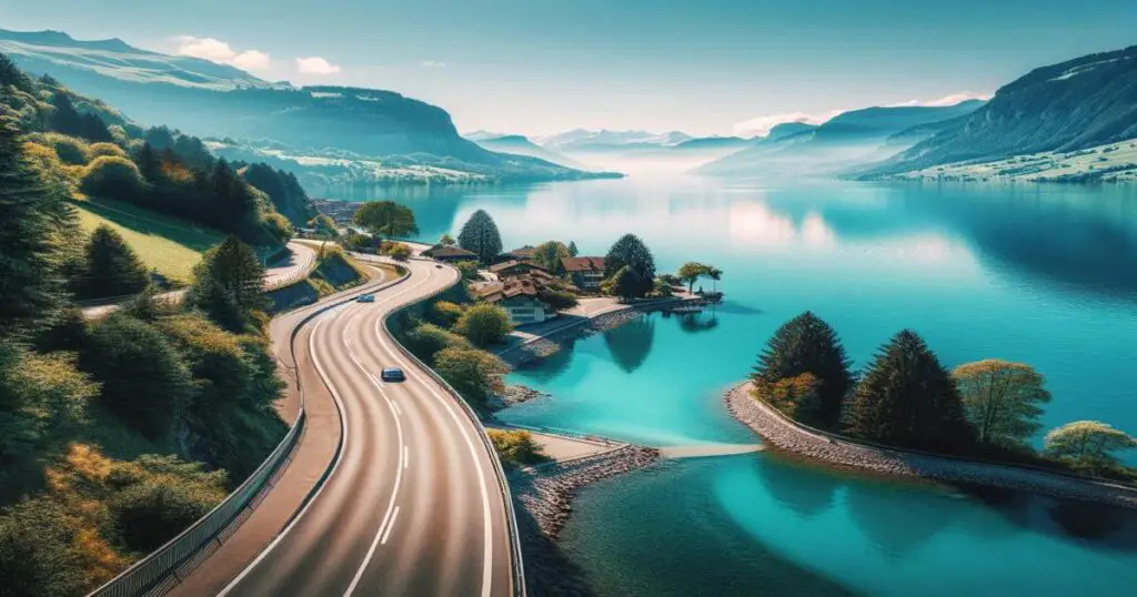 scenic road trips across Switzerland